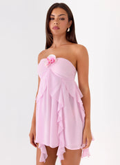 Amadine Mini Dress - Pink
